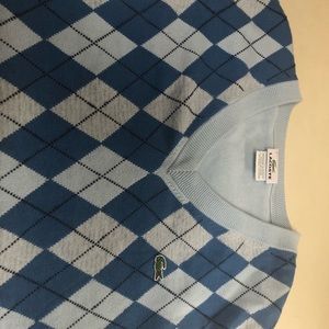 Men size 4 100%cotton Lacoste vest excellent warm